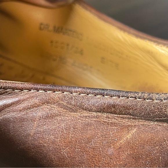 Vintage Dr Martens 1561 4 eye Oxford Crazy Horse Brown Made in England US Sz 8 main image 7